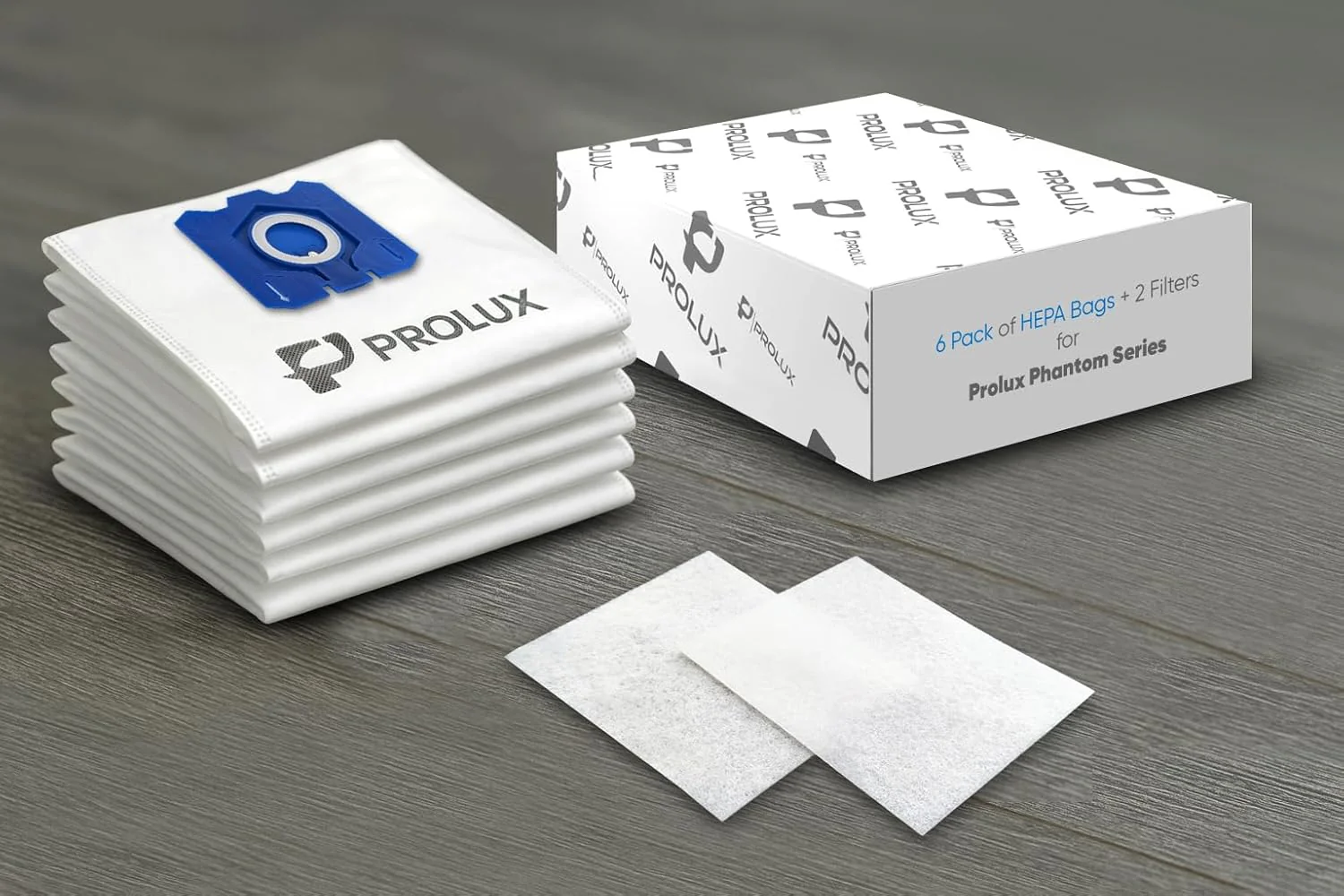 6 Pack of HEPA Bags and 2 Post Filters for the Prolux Phantom and TerraVac Canister Vacuum Cleaners - Image 6