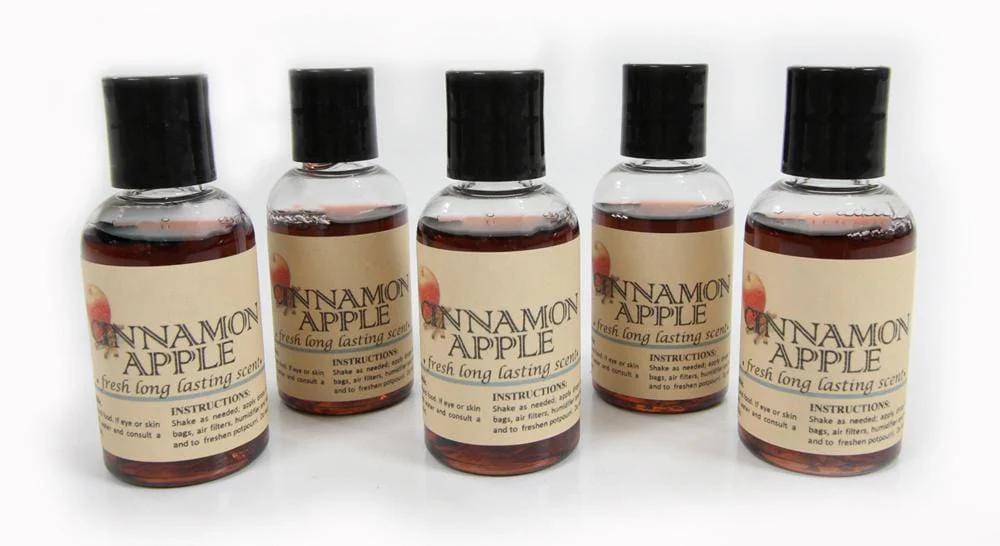 5 Pack Cinnamon Apple vacuum fragrance scents  for Rainbow, Rainmate, Thermax, Hyla, & Humidifiers 2 fl oz