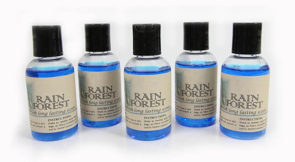 5 Pack Rain Forest vacuum fragrance scents  for Rainbow, Rainmate, Thermax, Hyla, & Humidifiers 2 fl oz