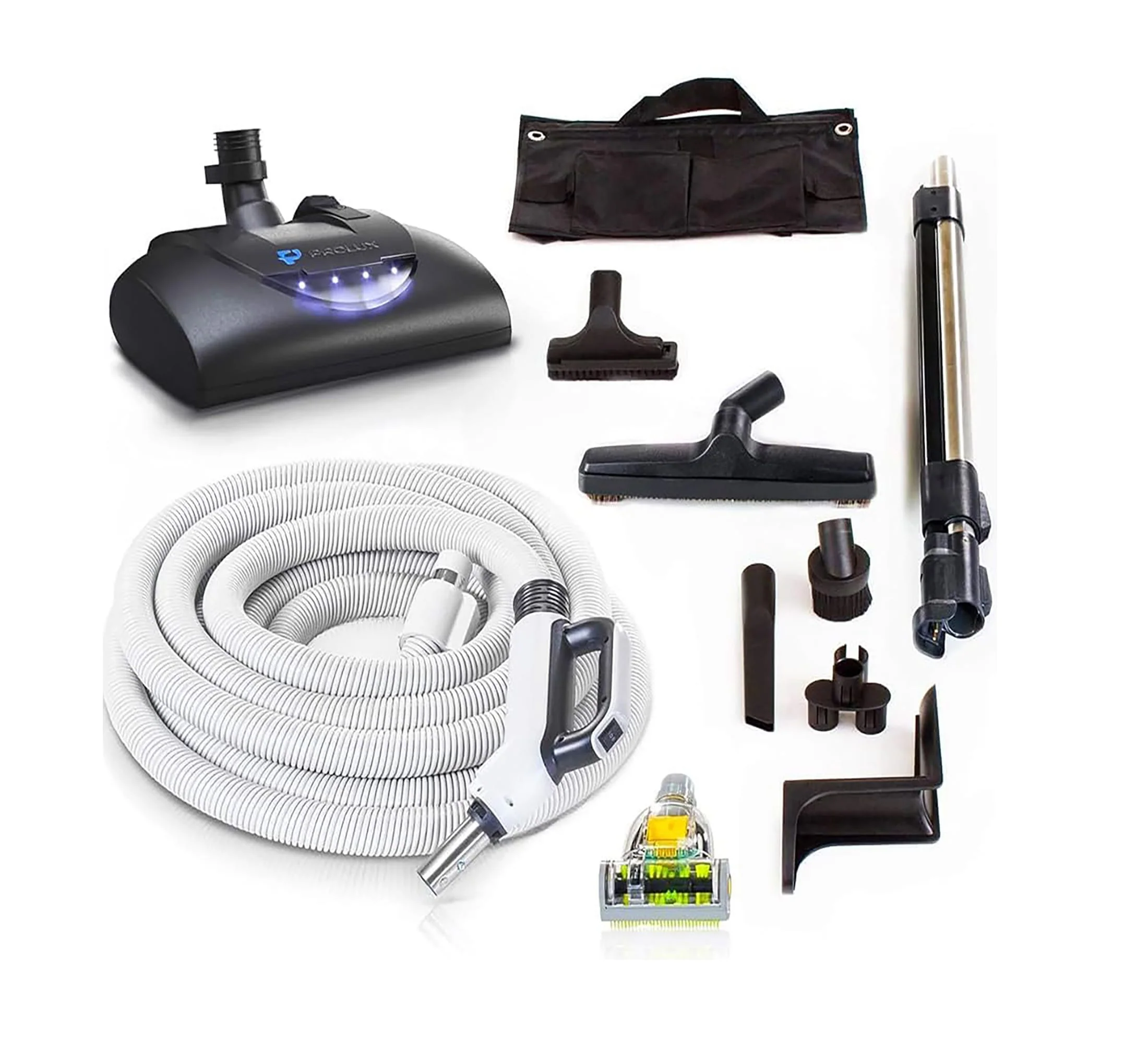 Premium Prolux 35 ft Universal Central Vacuum Hose Kit With North American Power Nozzle