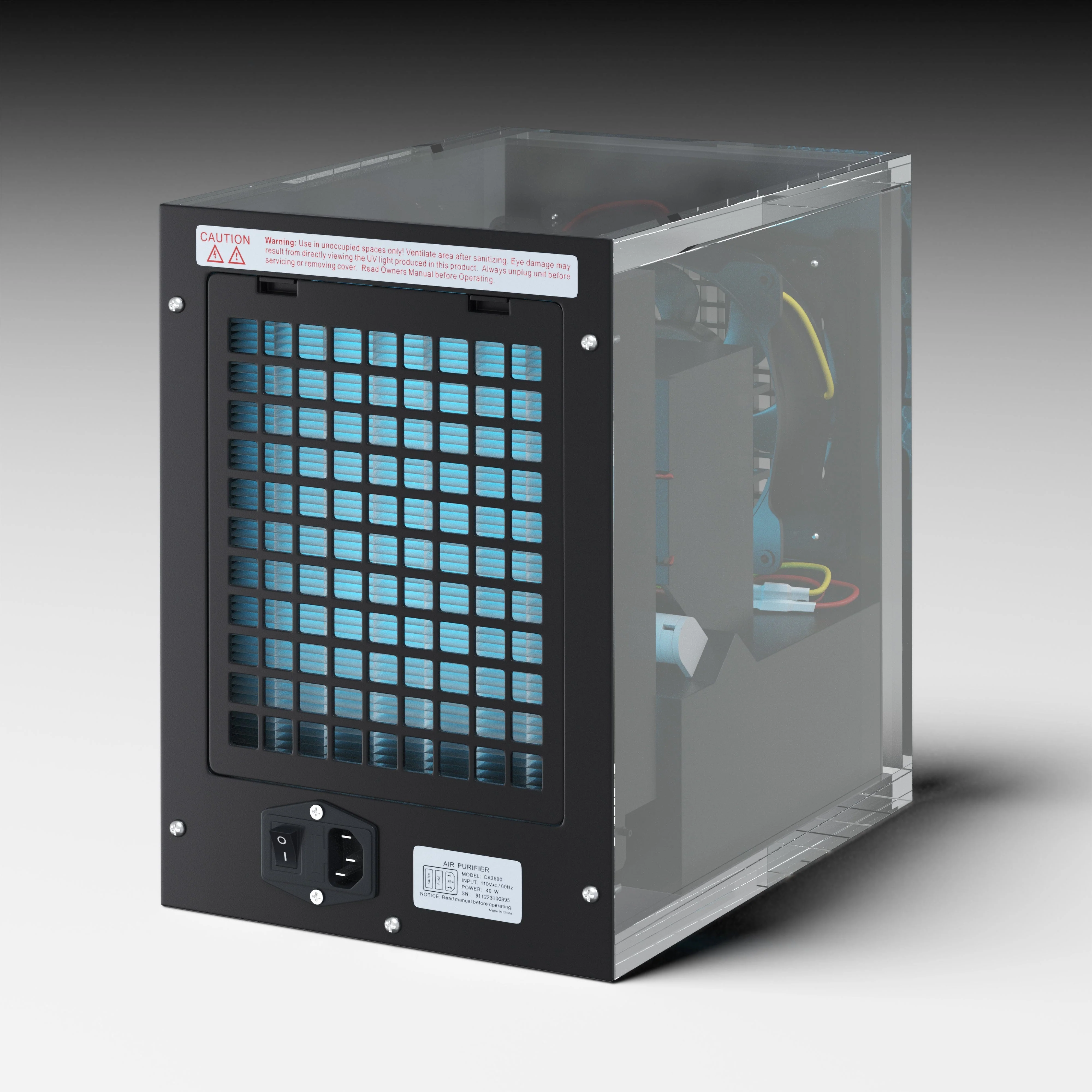 Demo New Comfort 6 Stage Acrylic Ozone Generator Air Purifier Cleaner HEPA UV Alpine Covers 3000 feet - Image 2