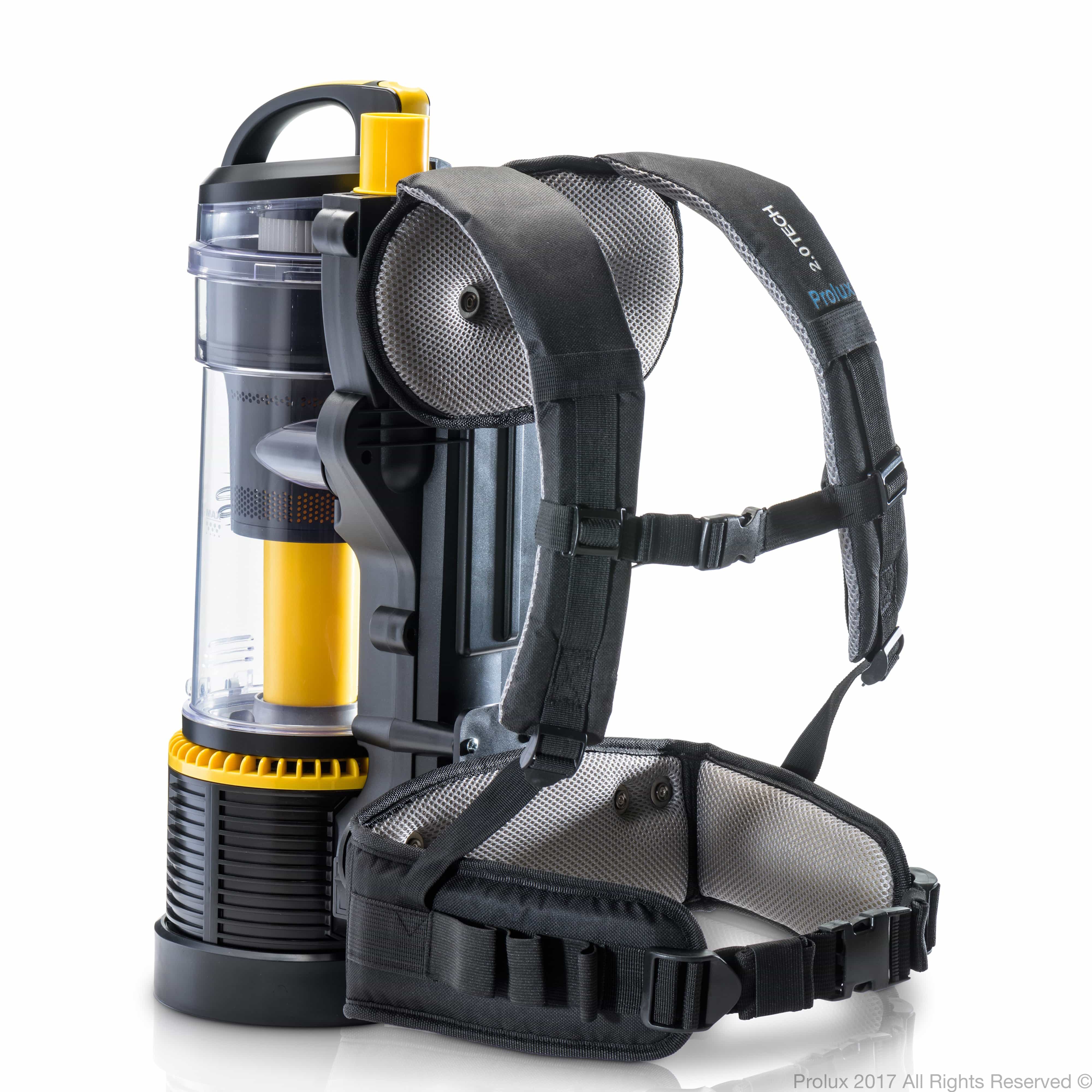 Demo Prolux 2.0 Commercial Bagless Upright Backpack Vacuum Commercial Power Nozzle Kit - Image 3