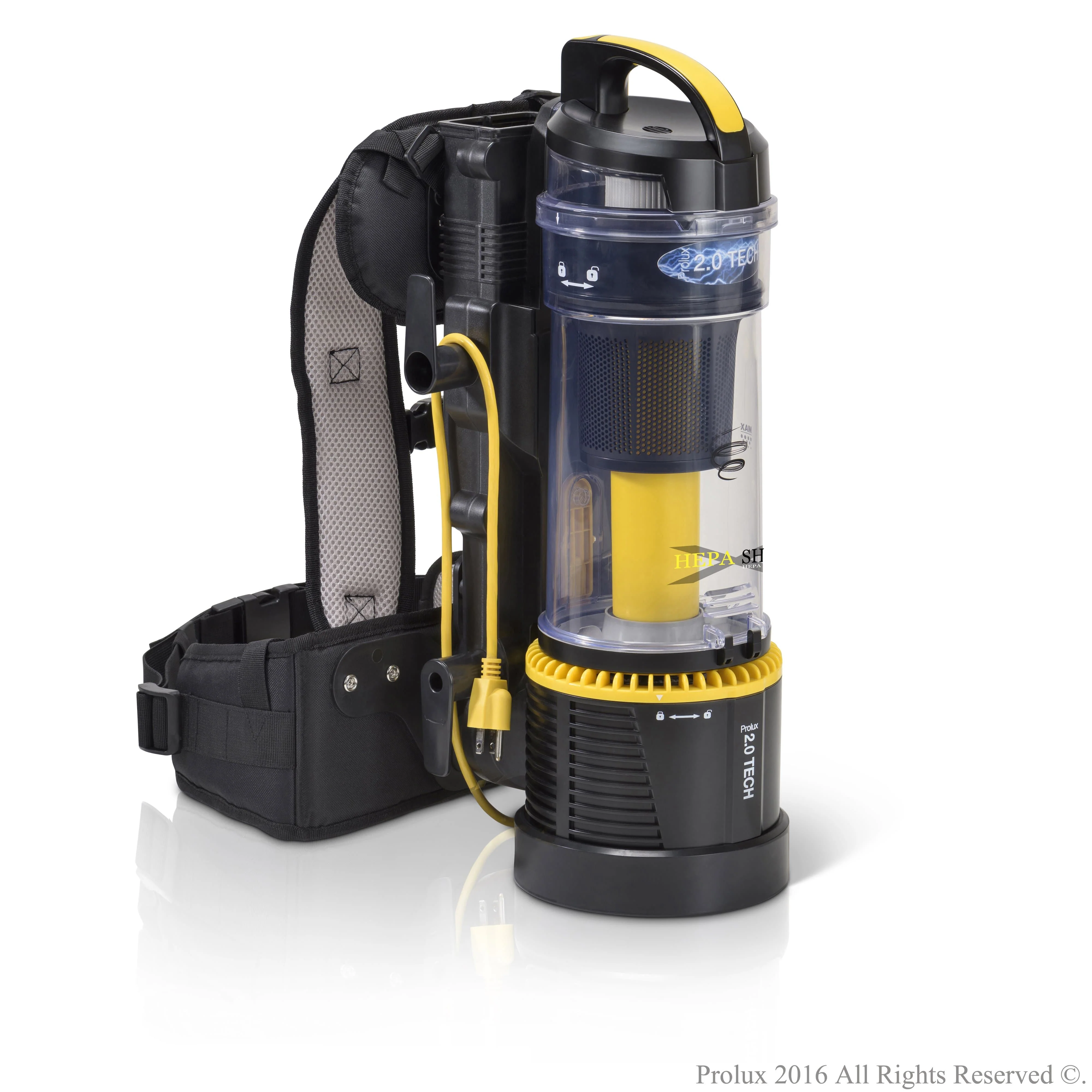 Demo Prolux 2.0 Commercial Bagless Upright Backpack Vacuum Commercial Power Nozzle Kit - Image 4