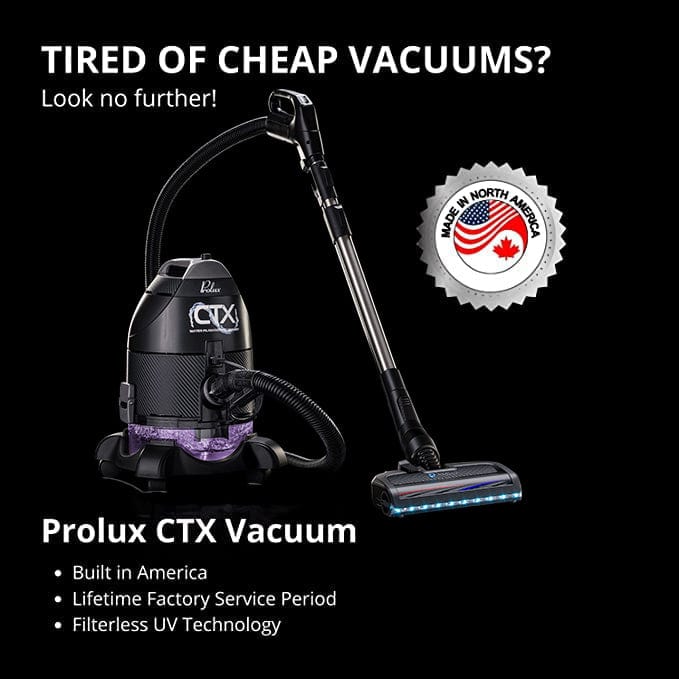 DEMO Prolux CTX PET Water Filtration Bagless Canister Vacuum Cleaner - Image 3