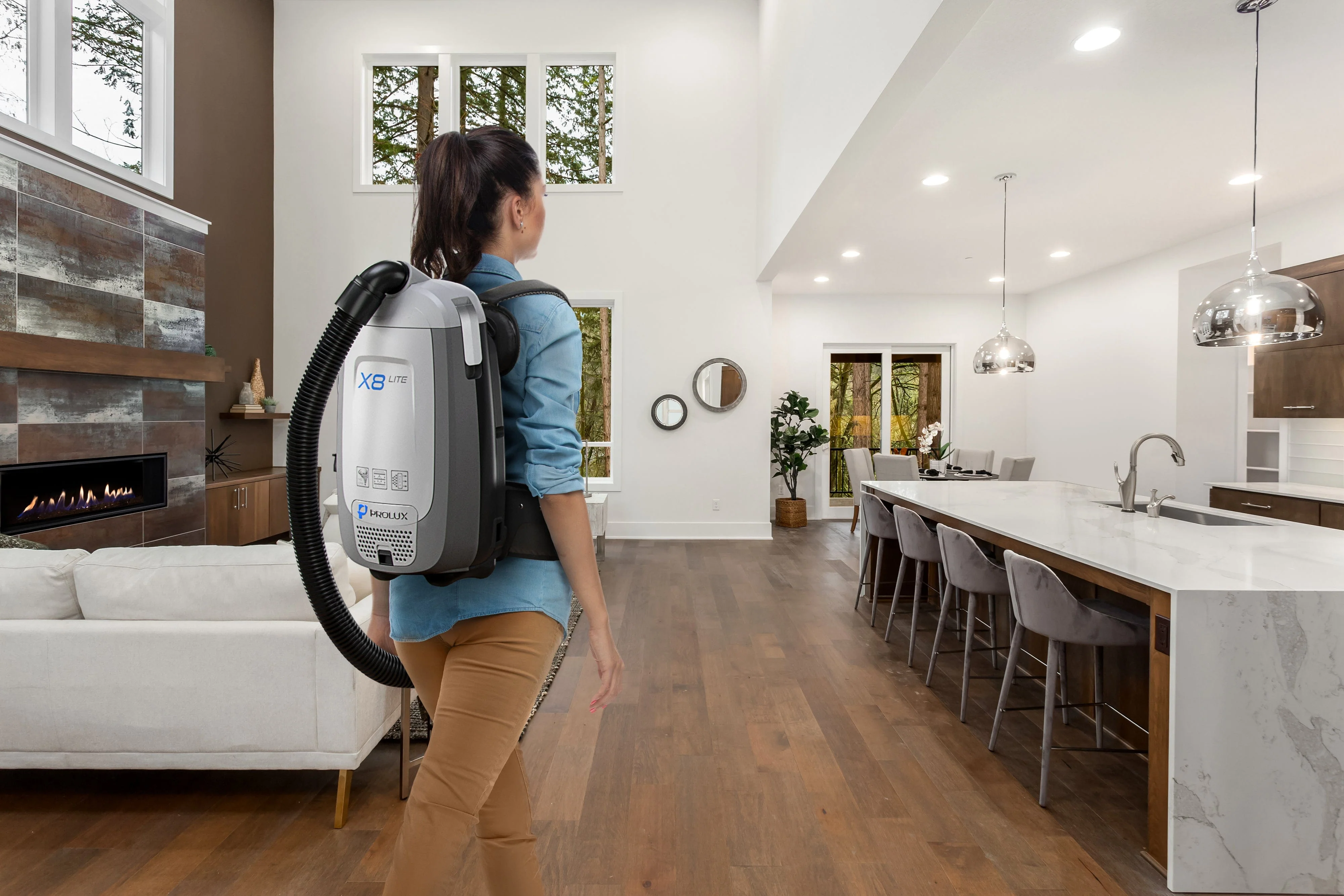 DEMO Prolux X8 Lite Backpack Vacuum w/ Premium Tool Kit - Image 8