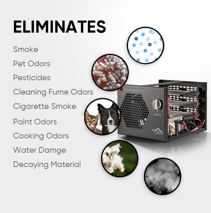 New Comfort Commercial Air Purifier Cleaner Ozone Generator with UV and 3 Year Warranty by Prolux - Image 6