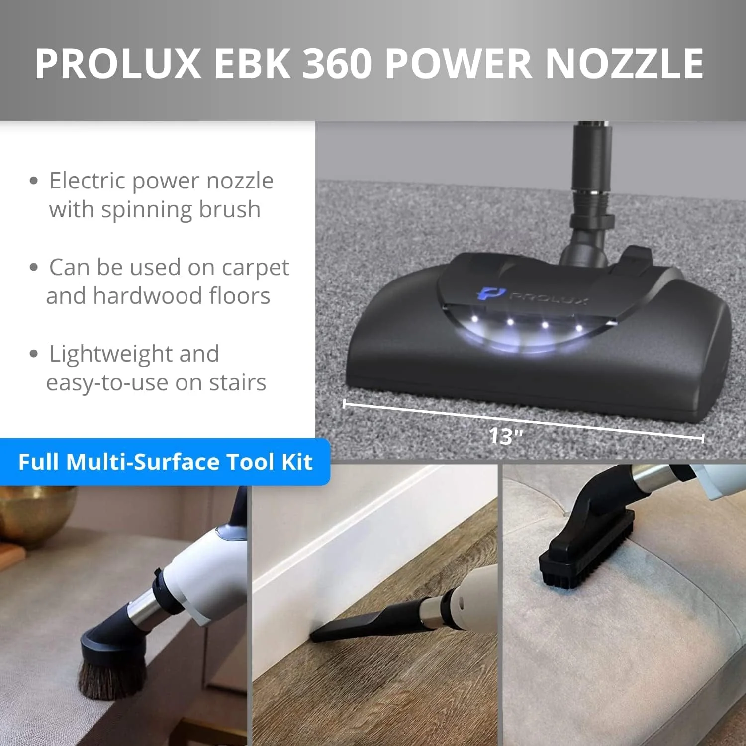 Prolux PLCCV12K Complete Central Vacuum Unit System with Prolux Electric Hose Power Nozzle Kit and 25 Year Warranty - Image 6