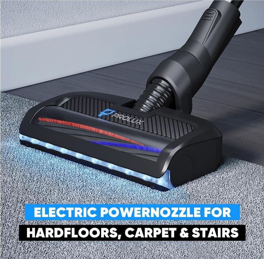 Prolux Phantom Bagged Canister Deep Cleaning PET Vacuum with Powerhead for Home - Image 4