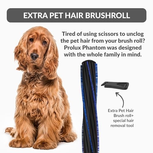 Prolux Phantom Bagged Canister Deep Cleaning PET Vacuum with Powerhead for Home - Image 7