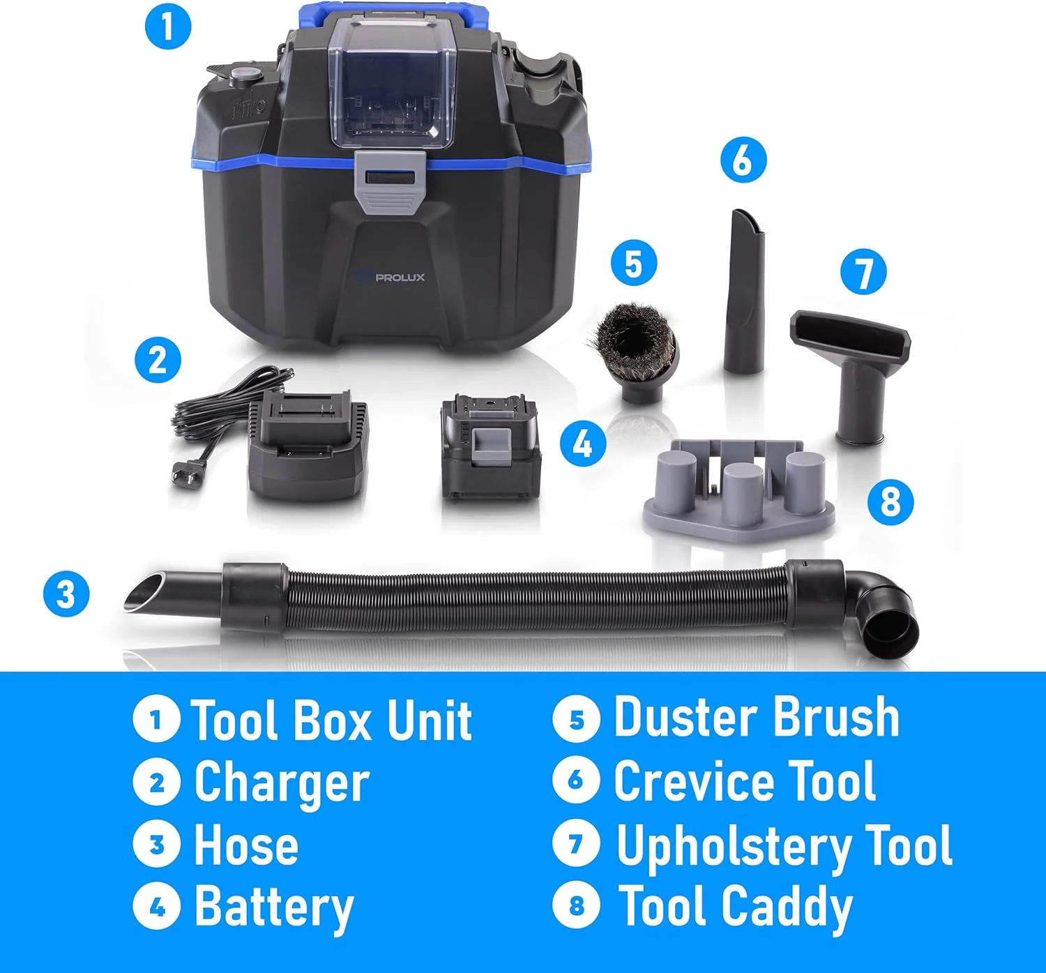 Prolux Cordless Wet/Dry Tool & Travel Vacuum - Image 3