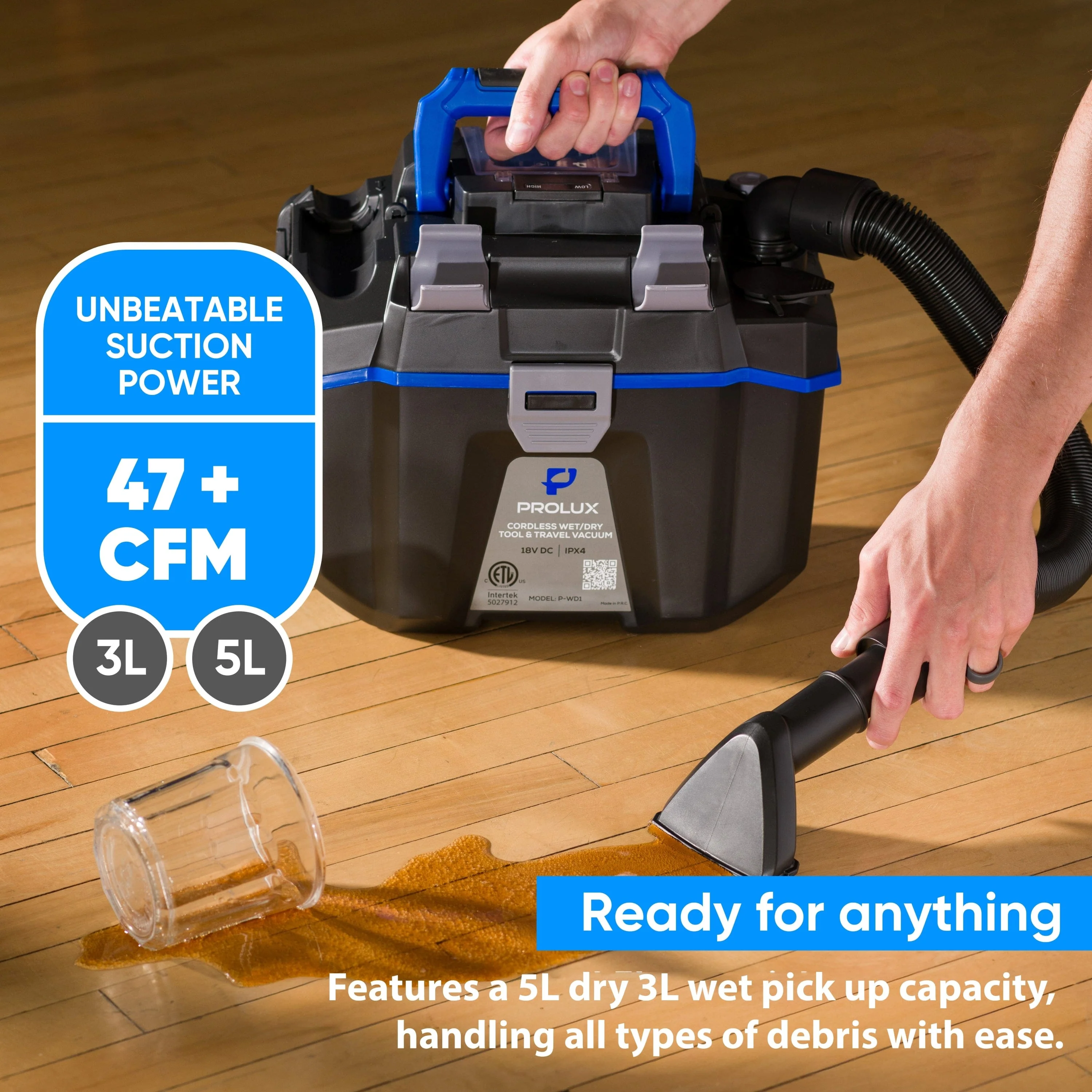 Prolux Cordless Wet/Dry Tool & Travel Vacuum - Image 5